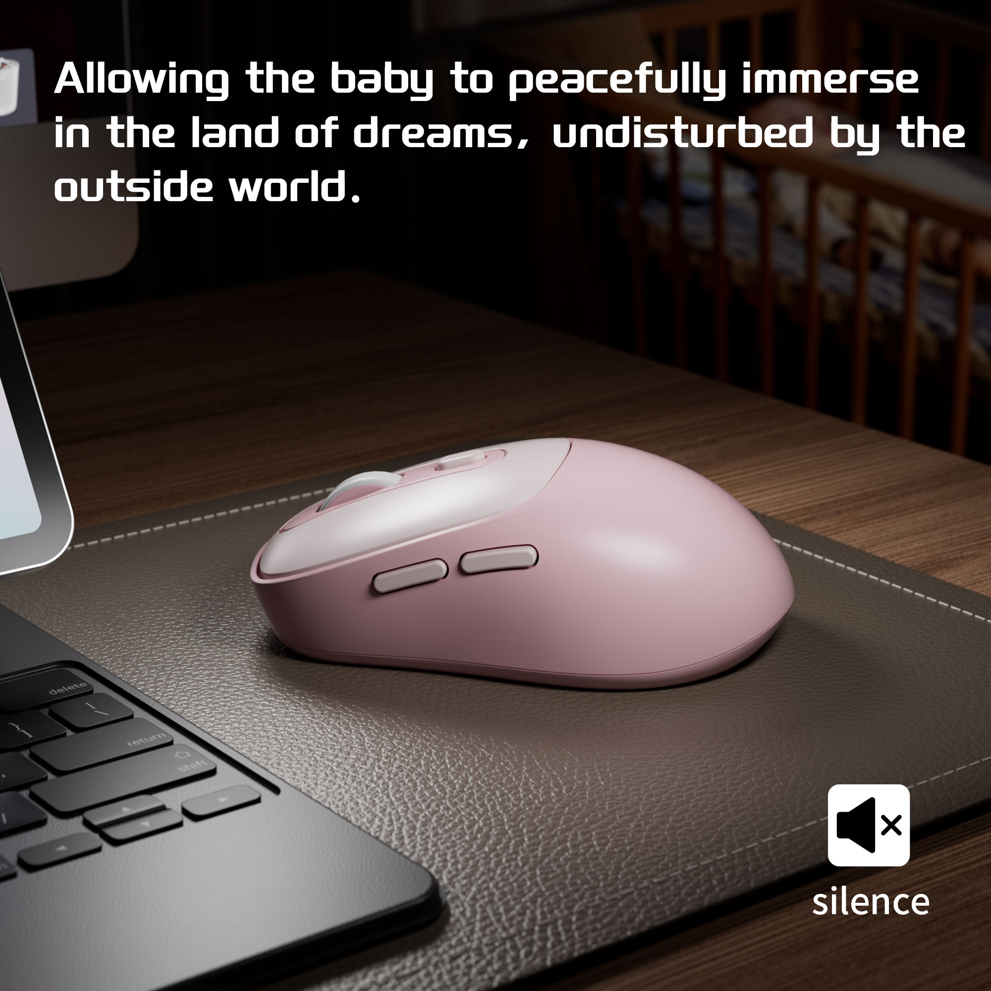 MageGee Wireless Mouse 2.4Ghz  - Pc Gaming Pink ulasan dan harga