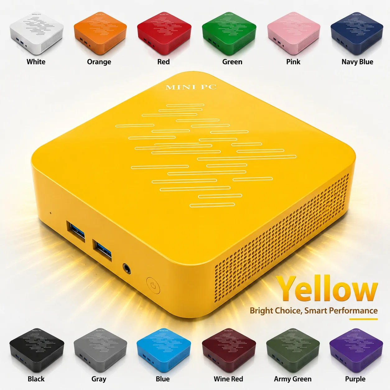 Light Pink Mini PC Intel I9‑10 - Pc Gaming Pink ulasan dan harga