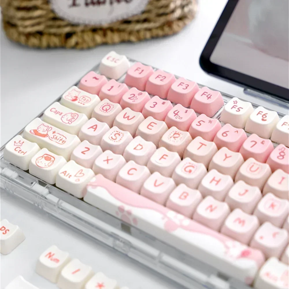 Pink Kitten Keycap, Cat Head S - Pc Gaming Pink ulasan dan harga