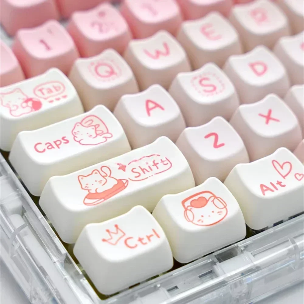 Pink Kitten Keycap, Cat Head S - Pc Gaming Pink ulasan dan harga