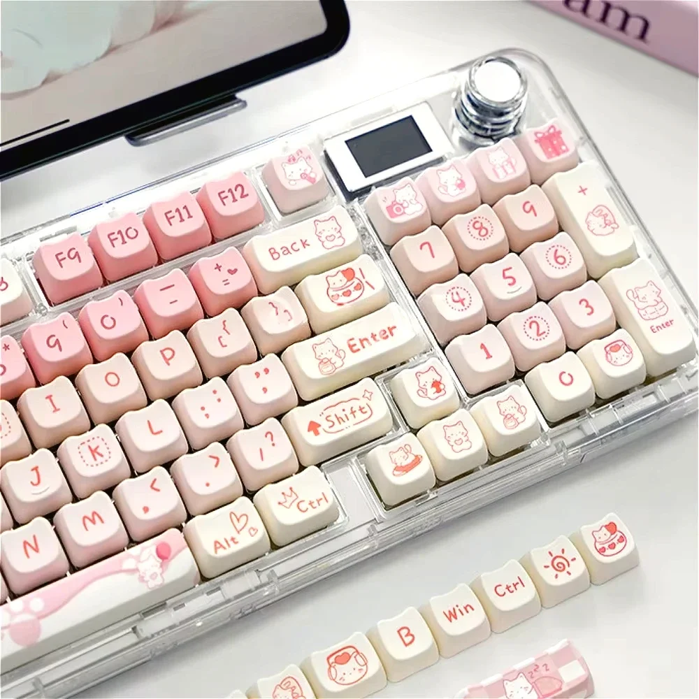 Pink Kitten Keycap, Cat Head S - Pc Gaming Pink ulasan dan harga
