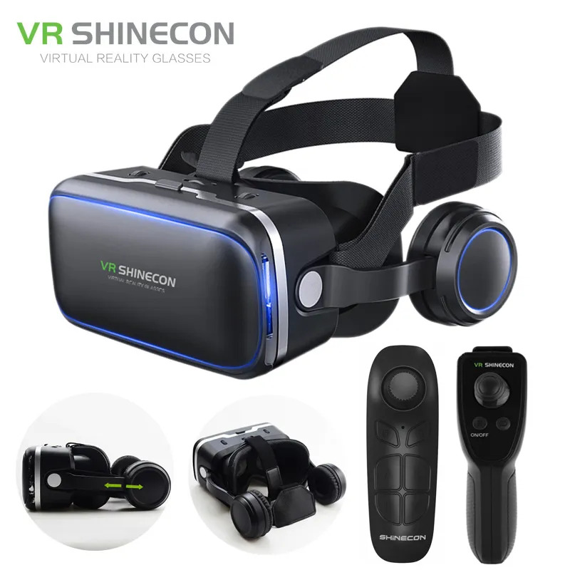 VR Shinecon 6.0 Headphone Vers - Vr Headset Pc ulasan dan harga